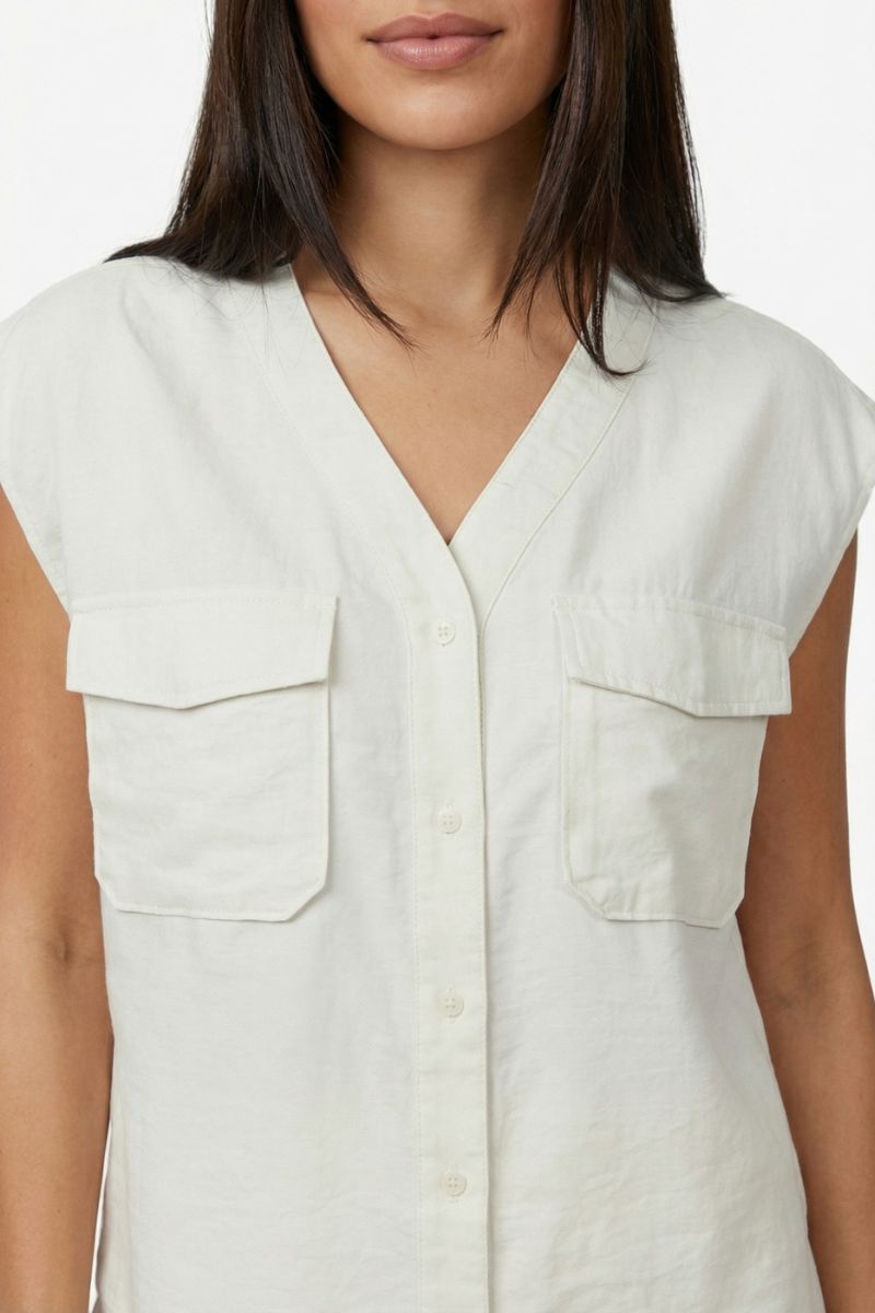 G-maxx Odessa Gilet Sand | Zomercollectie